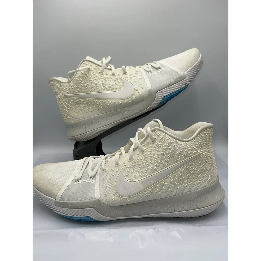 Nike‎ Kyrie 3 Ivory - 852395-101 Size 16 Ivory/Pale Grey-Light Bone